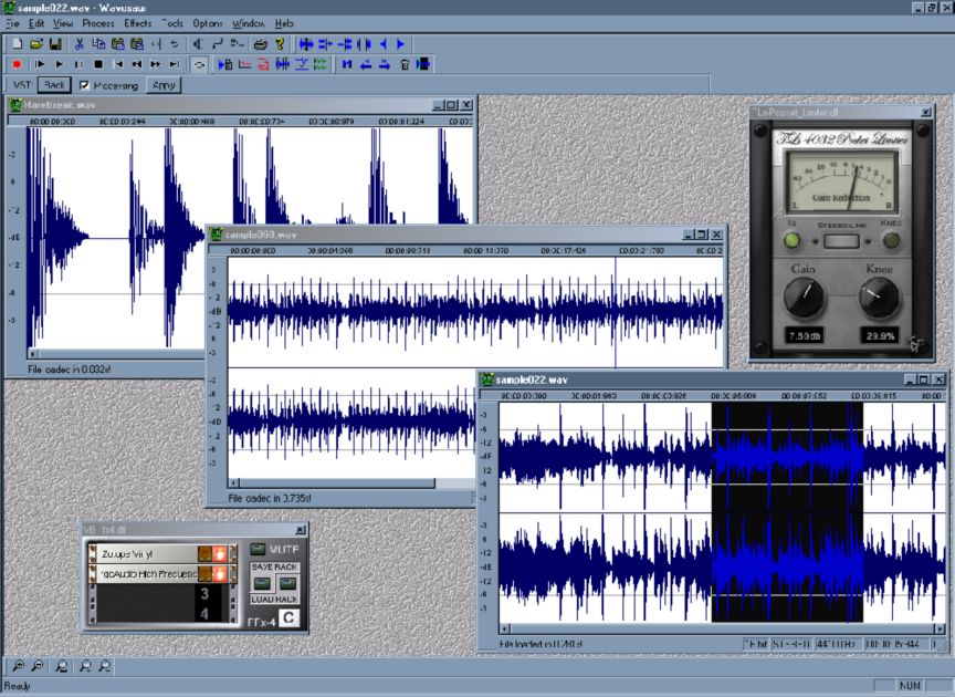 Wavosaur editor : zoom