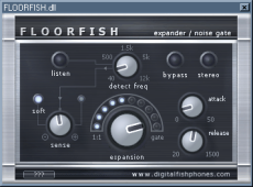 Floorfish noise gate VST GUI