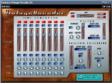 vintage vocoder DX GUI