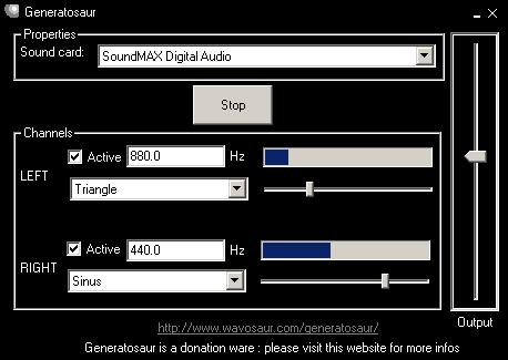 Frequency generator software - Generatosaur