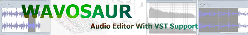Wavosaur free audio editor banner