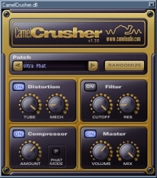 Camel crusher VST GUI