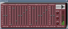 Classic equalizer VST GUI