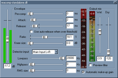 ReaComp VST GUI