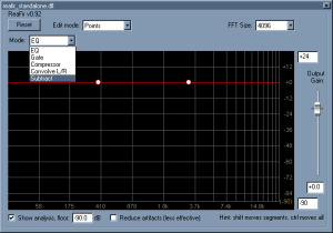 Mode de soustraction ReaFIR