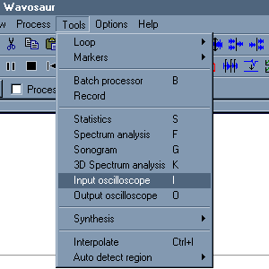 Input oscilloscope