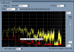 adjusting noise substracting